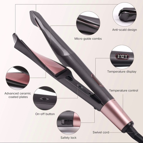 dighealth Other - Dighealth ceramic tourmaline ionic flat iron